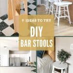 nstead of buying new, save some money and have some fun by trying one of these DIY bar stools and bar stool makeovers!
