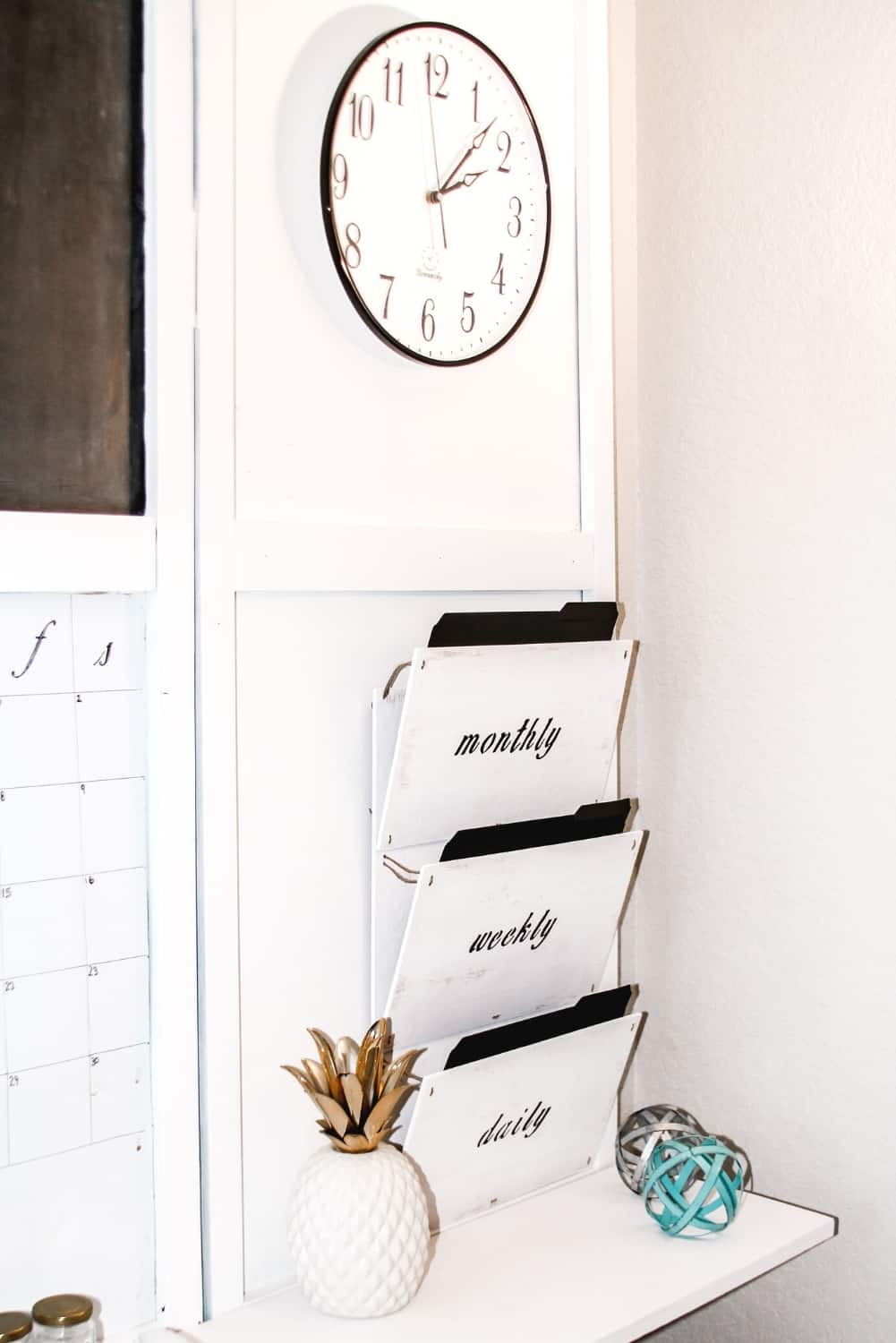 DIY Wall Organizer How To Tutorial with Step by Step Photos