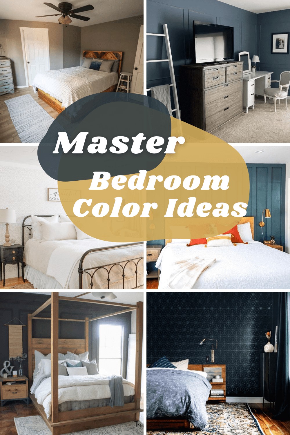 Master Bedroom Colors | 20 Paint Color Ideas - Making Manzanita
