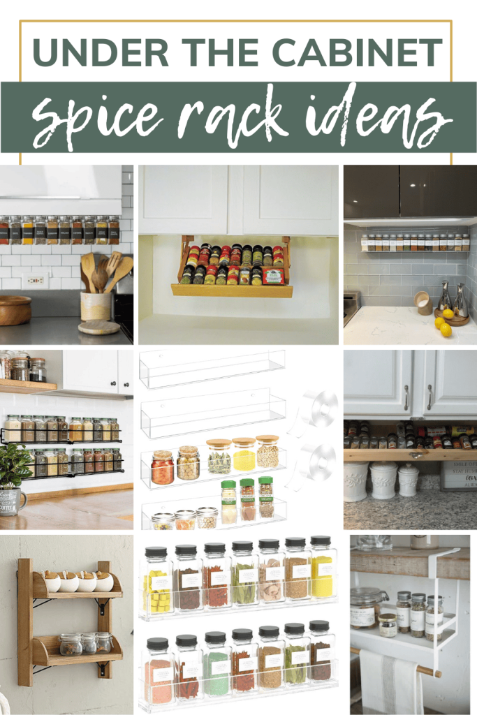 Under Cabinet Spice Rack Ideas 11 Solutions Making Manzanita