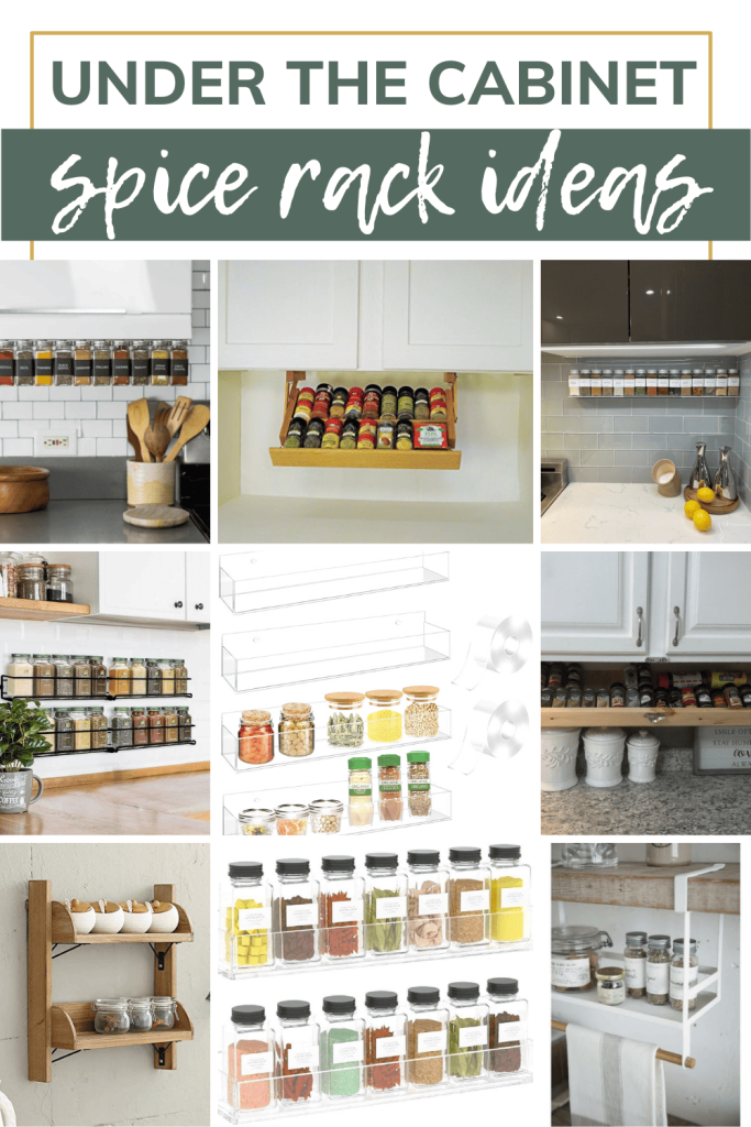 DIY {Undermount} Spice Rack - Beneath My Heart