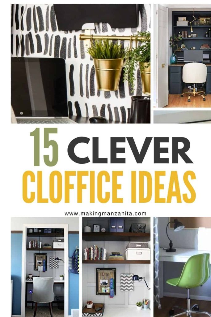 Even if you're short on space, you can have a dedicated place to work at home with a closet office!