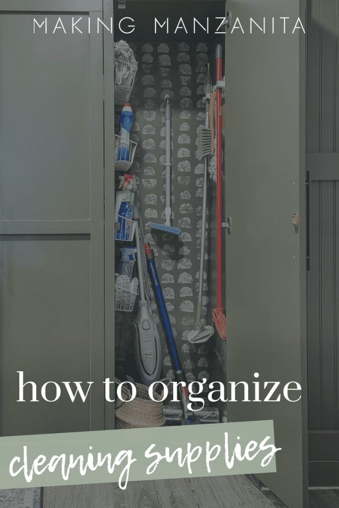 Get inspired and motivated with these 15+ clever ideas on how to organize cleaning supplies.