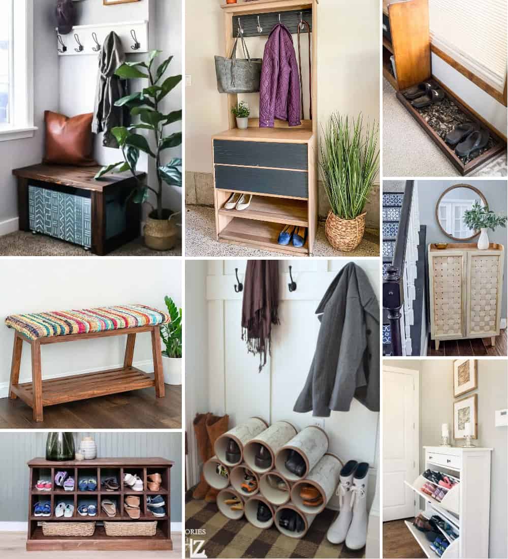 Pepperfry - Shoe racks so unique that people will pause before they enter  the house! Shop our Reclaimed Wood shoe rack from Bohemiana, to support the  environment and add a sustainable piece