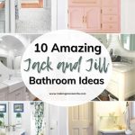 There are so many different layouts and plans when it comes to Jack and Jill bathrooms, so in each of the 10 ideas below, I've included a summary of how each bathroom was laid out to inspire you to get creative!