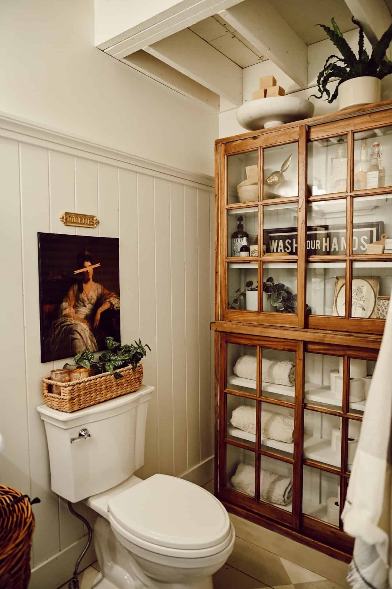 20+ Above Toilet Decor Ideas For Your Bathroom - Making Manzanita