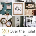 Get inspired with these 20+ over the toilet decorating ideas!
