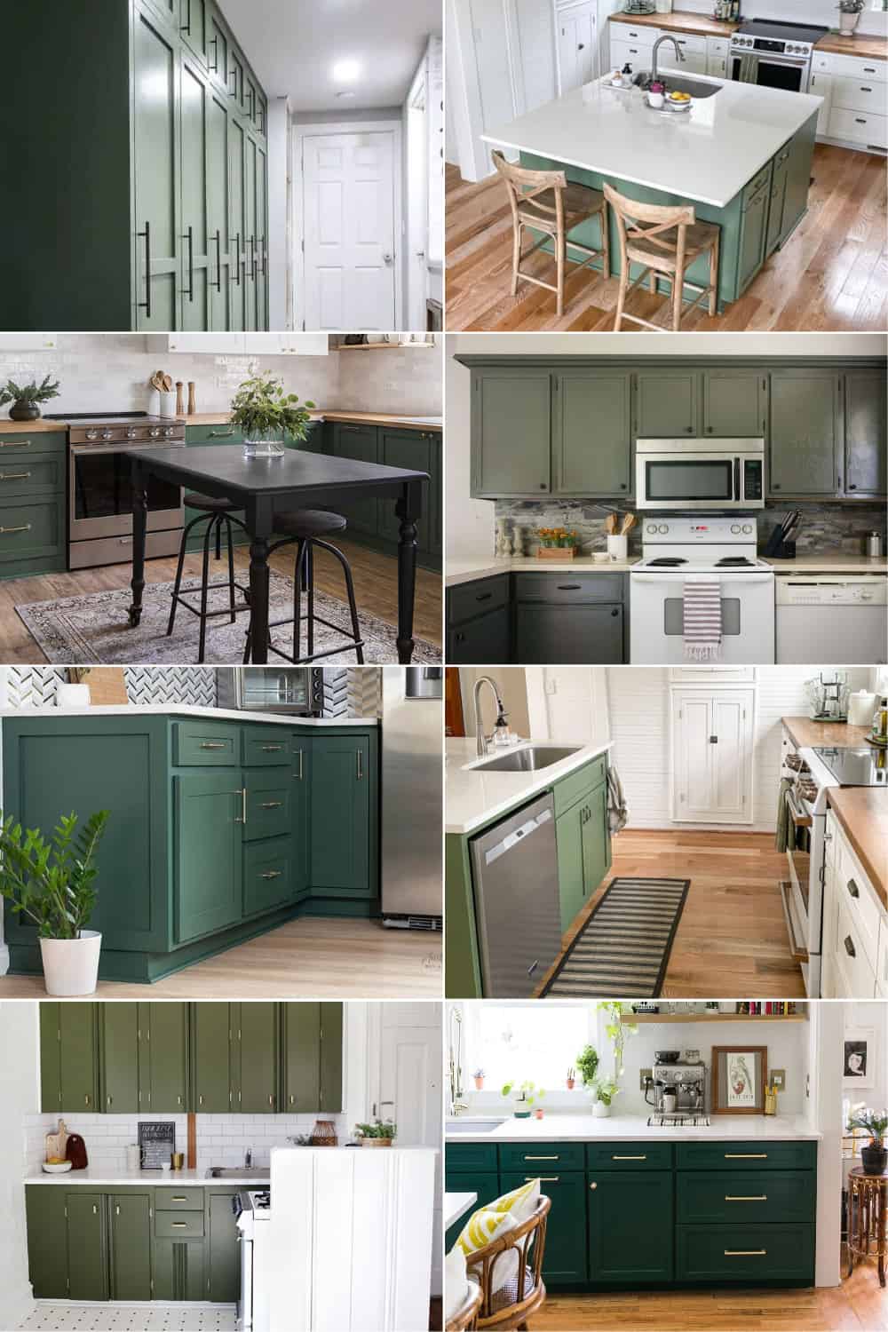 18+ Gorgeous Dark Green Kitchen Ideas   Making Manzanita