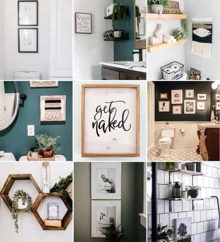 20+ Above Toilet Decor Ideas For Your Bathroom