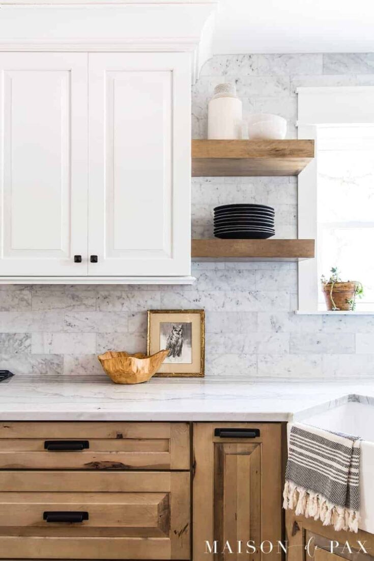 40 White Cabinets with Black Hardware Kitchen Ideas - NP