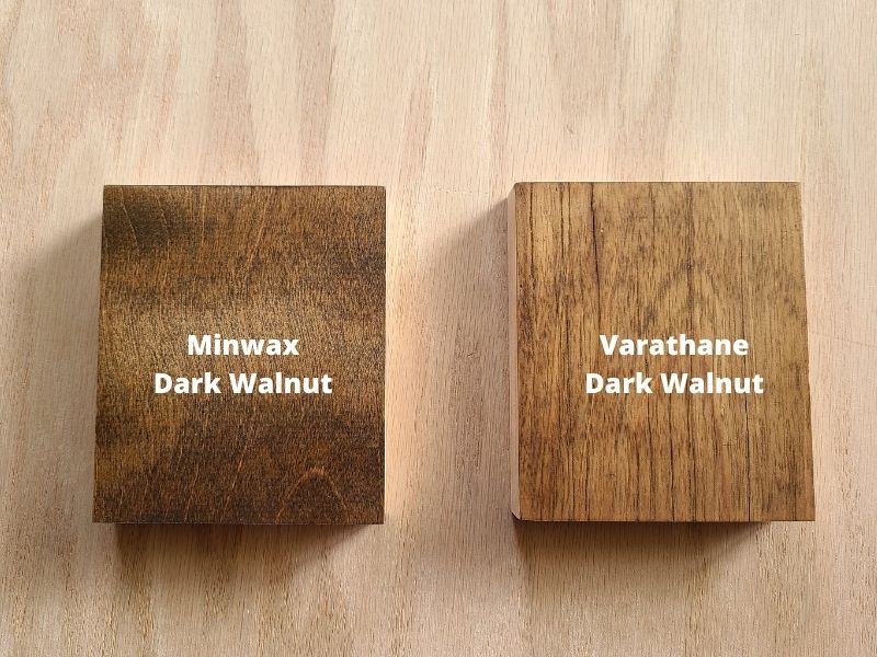 Minwax Dark Walnut Stain Color Overview