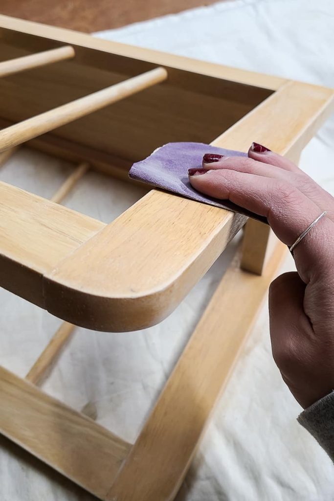 sanding magazine rack.