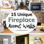 There are several things that you can do to the wall around and behind a fireplace to make it more of an accent wall.