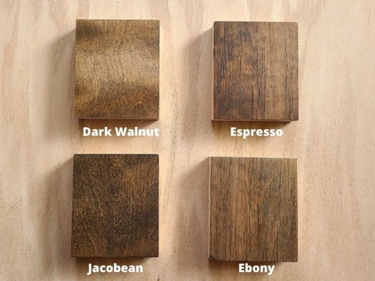 Dark Wood Stain Colors – 4 Beautiful Options For Your Next Woodworking Project