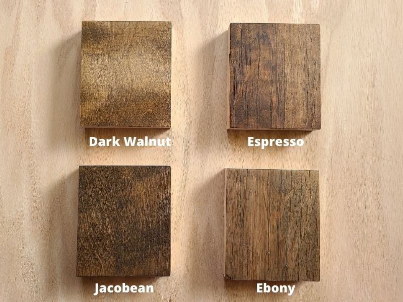 Minwax Dark Walnut Stain Color Overview - Making Manzanita