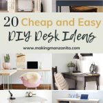 If you want to make your own desk, check out these cheap and easy DIY desk ideas to get inspired
