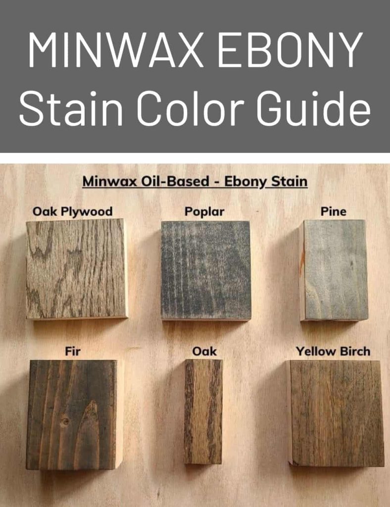 The 3 best black wood stain colors!