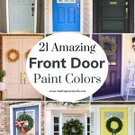 Painting your front door is an easy way to add instant character to this important piece of your exterior.