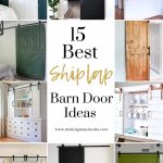 If you love shiplap and barn doors, get inspired with these creative DIY ideas!