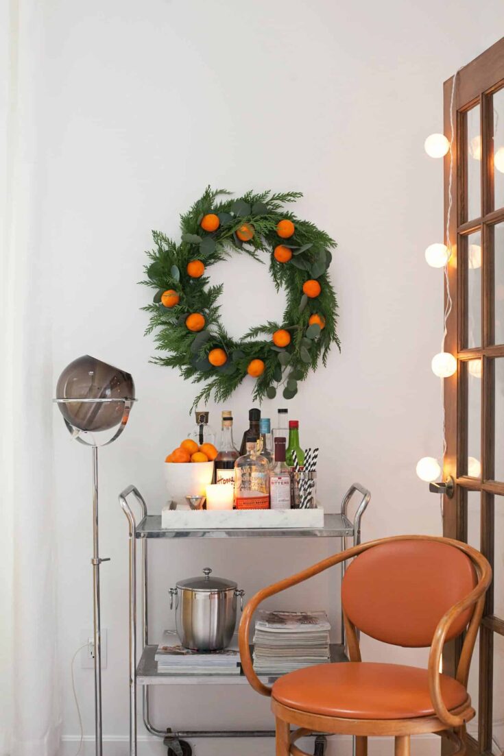 Decorating with Wreaths Indoors - It All Started With Paint