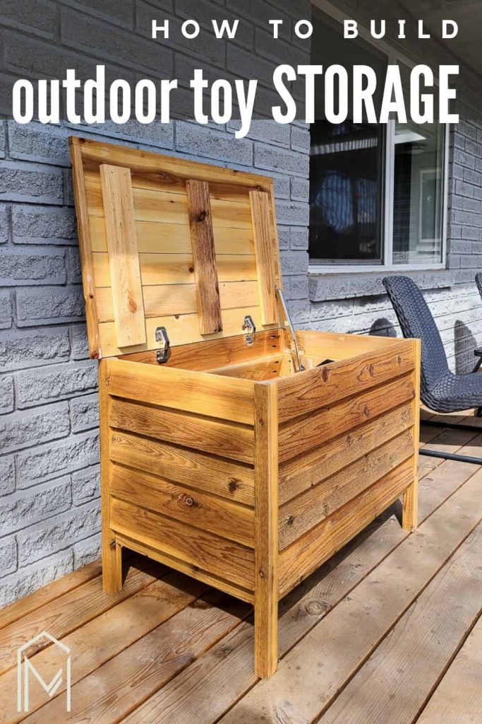 DIY Outdoor Storage Box with Plans - The Handyman's Daughter