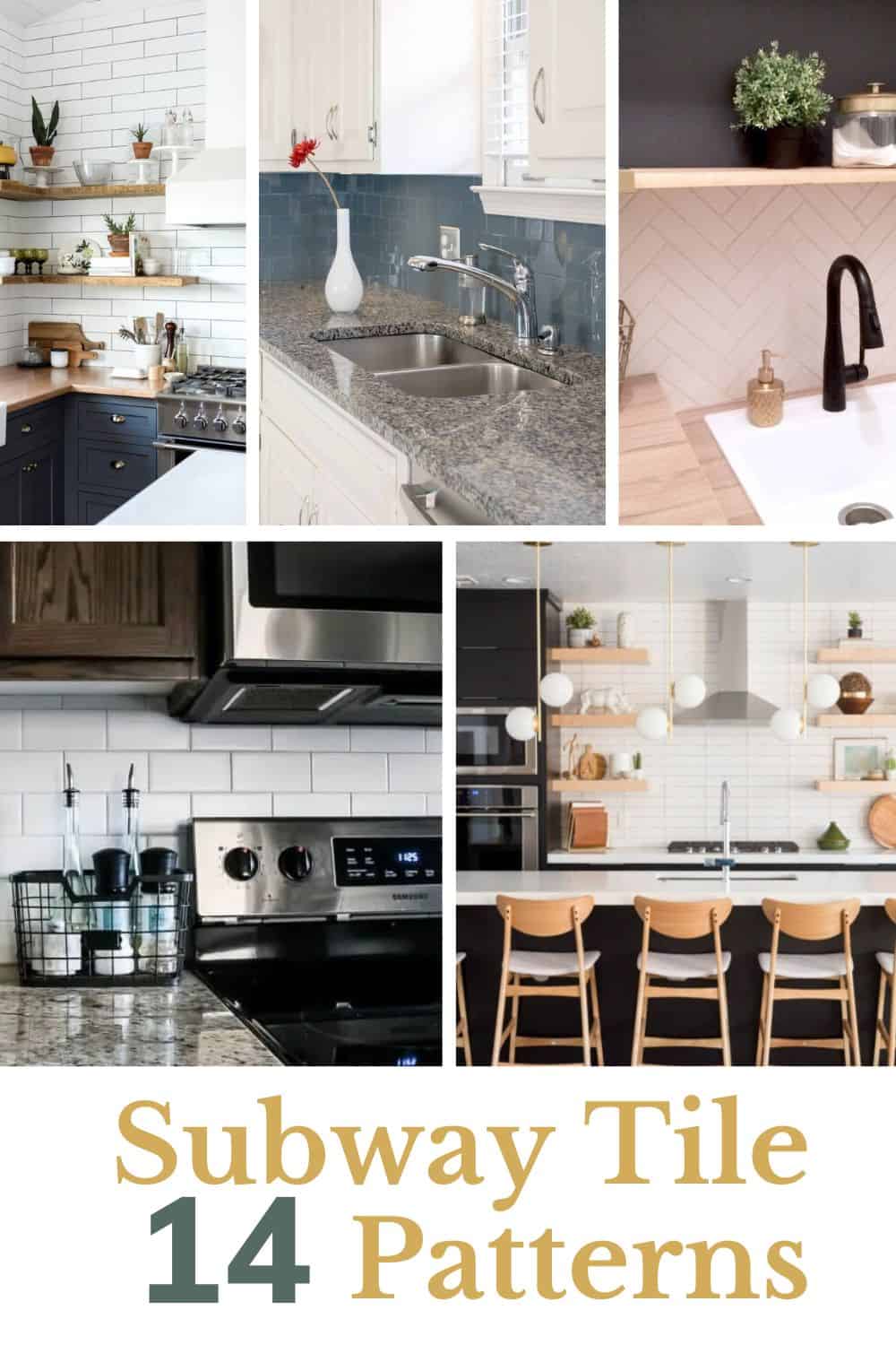 14 Subway Tile Backsplash Patterns | Making Manzanita