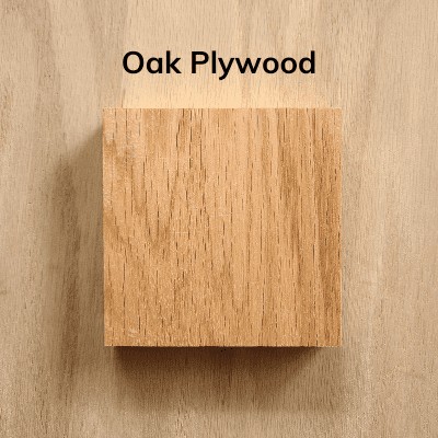 With this transparent-like wood stain, the Weathered Oak stain gave it a slight depth while allowing the natural beauty of the wood to show through on this scrap piece of oak plywood