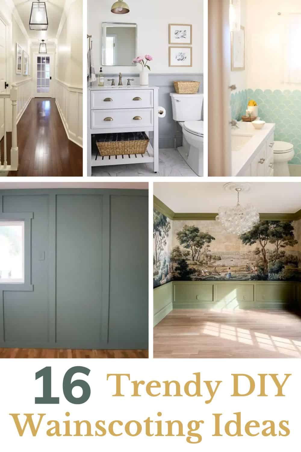 16 Trendy DIY Wainscoting Ideas - Making Manzanita