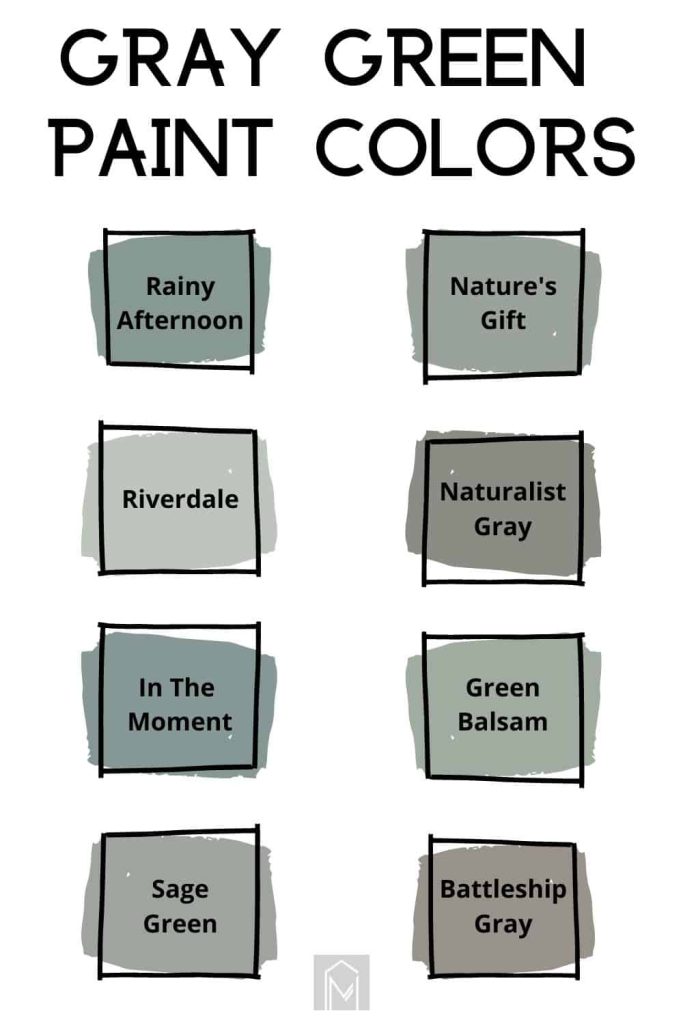 These green gray shades from BEHR Paint add a little something extra to the classic gray neutral paint colors we all know and love. If you’re looking for grayish-green paint options, this guide is for you!
