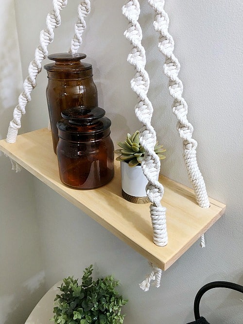 24 Awesome DIY Bathroom Shelf Ideas - Making Manzanita