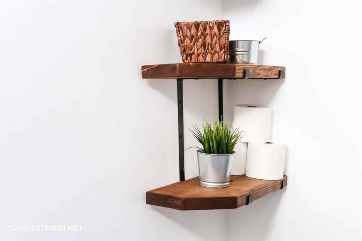 24 Awesome DIY Bathroom Shelf Ideas - Making Manzanita