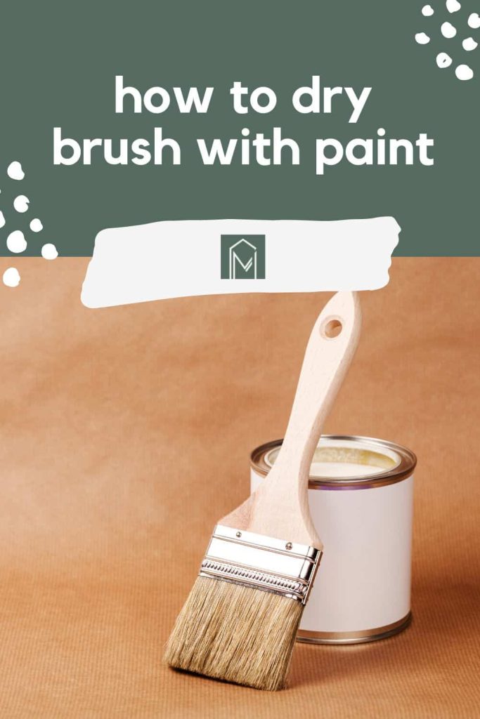 Paint can and paint brush with text overlay 