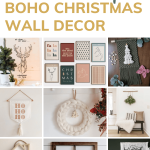 If you're looking to add a little boho touch to your Christmas decor, making your DIY boho Christmas wall decor is always a good idea!