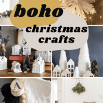 You'll love these creative Christmas craft ideas with boho style.