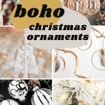 I love all of these creative Christmas ornament ideas with boho style