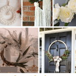Adding a Christmas or Winter wreath to your front door is a quick and easy way to make your home feel more festive for the holidays!