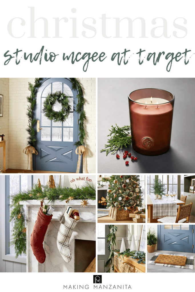 The 2022 Christmas collection from Studio McGee and Threshold at Target has super cozy and nostalgic with vintage vibes, modern plaid patterns, and lots of muted green and classic red. 