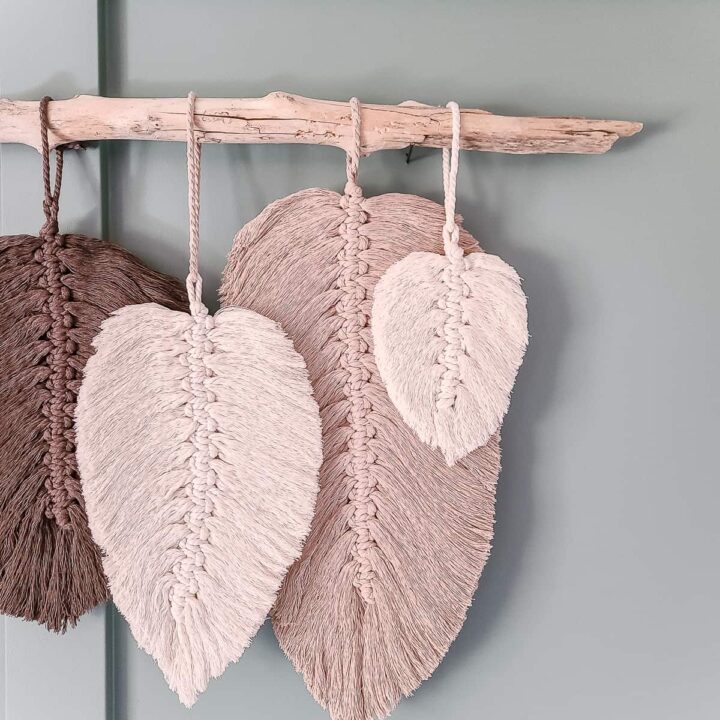 How to Make Macrame Feathers