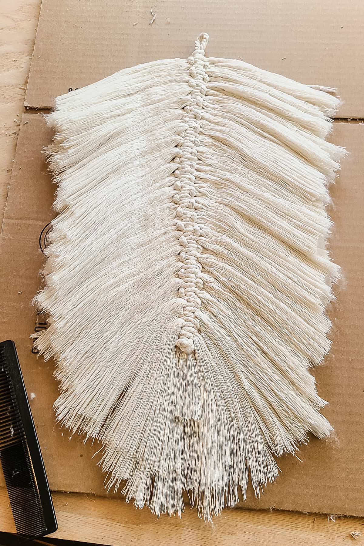 How To Make DIY Macrame Feathers - Making Manzanita