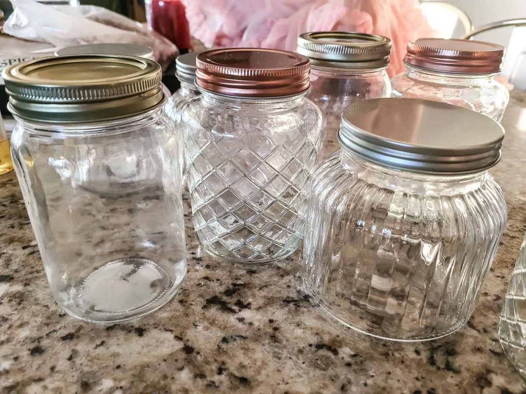 When making a Christmas present in a jar varying sizes can be a great way to make each gift unique for family members