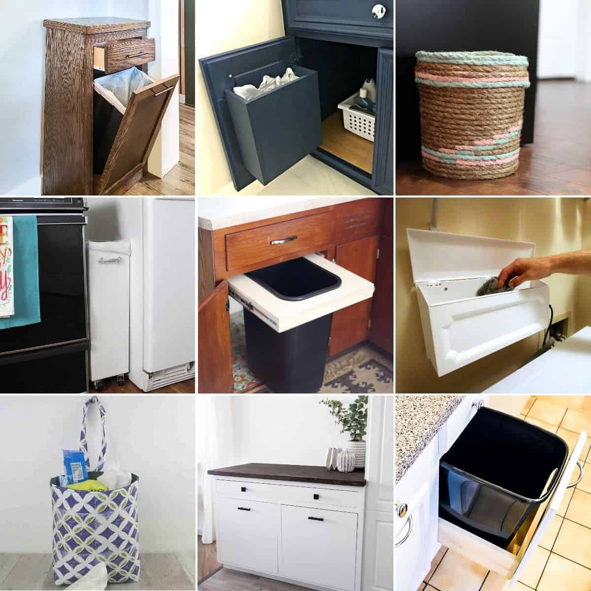 Kitchen Design Idea - Hide Pull Out Trash Bins In Your Cabinetry