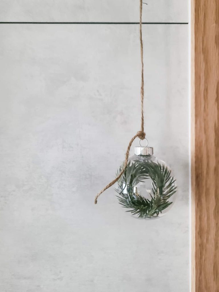 natural christmas ornament
