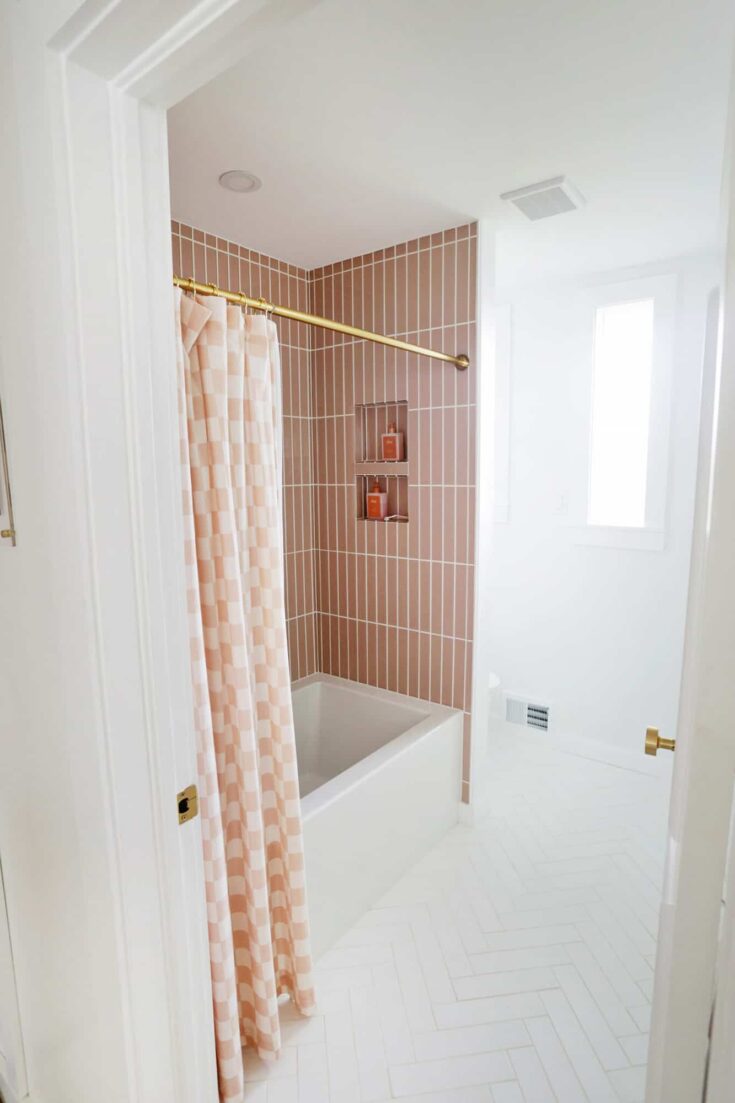 20 In Shower Shelf Ideas for Your Bathroom - Making Manzanita