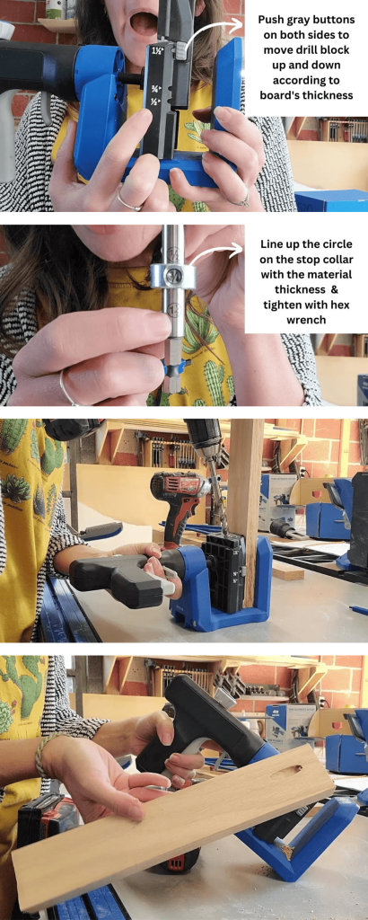 Learn the entire process of how to set up and use your Kreg 520Pro pocket hole jig with this step by step guide