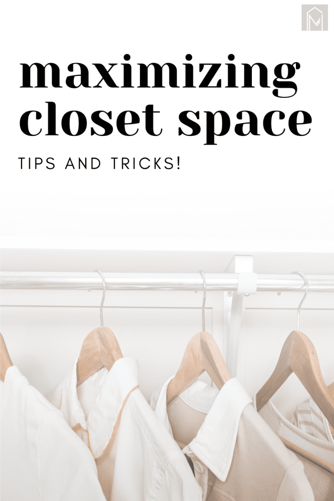 If you have a small bedroom, you need use each and every inch of your closet space. Get your closet more efficient with these tips and tricks. 