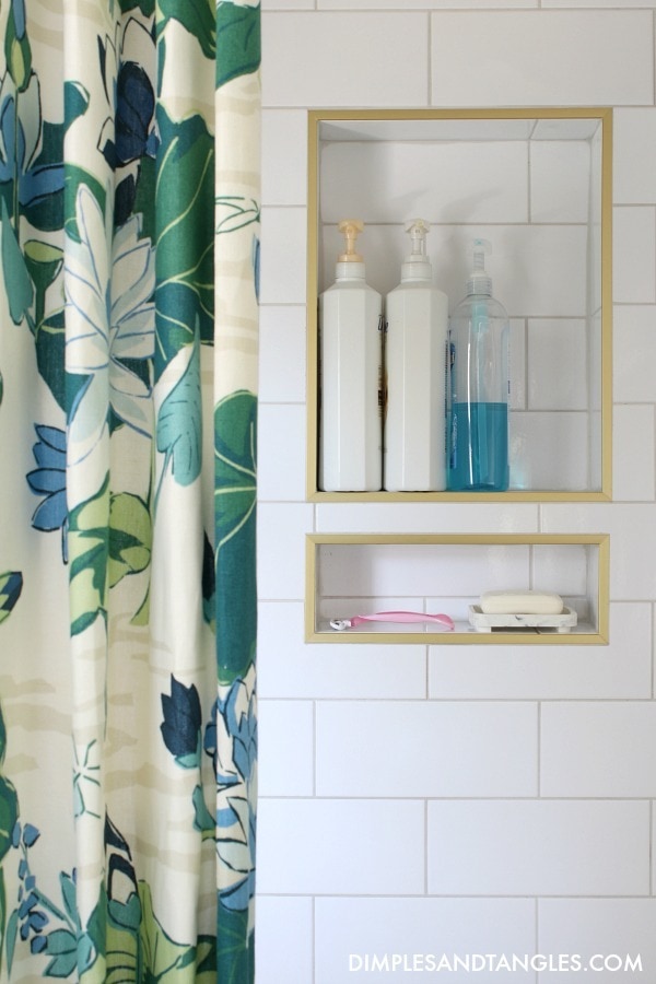 Tile Shower Shelves  Bathroom remodel shower, Tile shower shelf, Bathroom  remodel tile