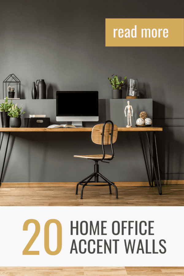 20+ Gorgeous Office Accent Wall Ideas - Making Manzanita