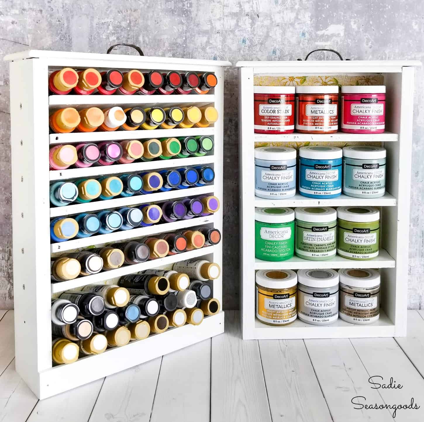 20 Clever Craft Paint Storage Ideas - Making Manzanita