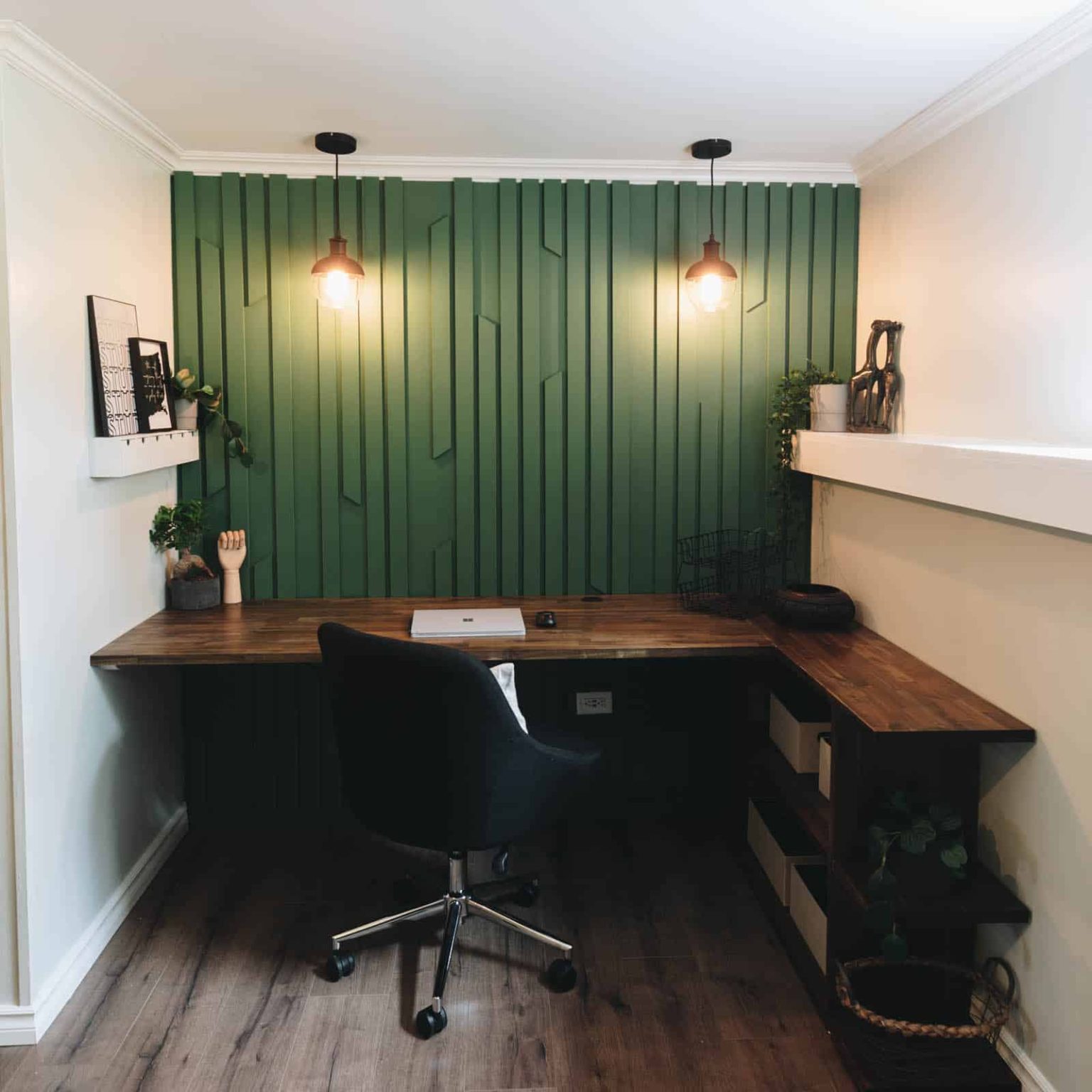 20+ Gorgeous Office Accent Wall Ideas - Making Manzanita