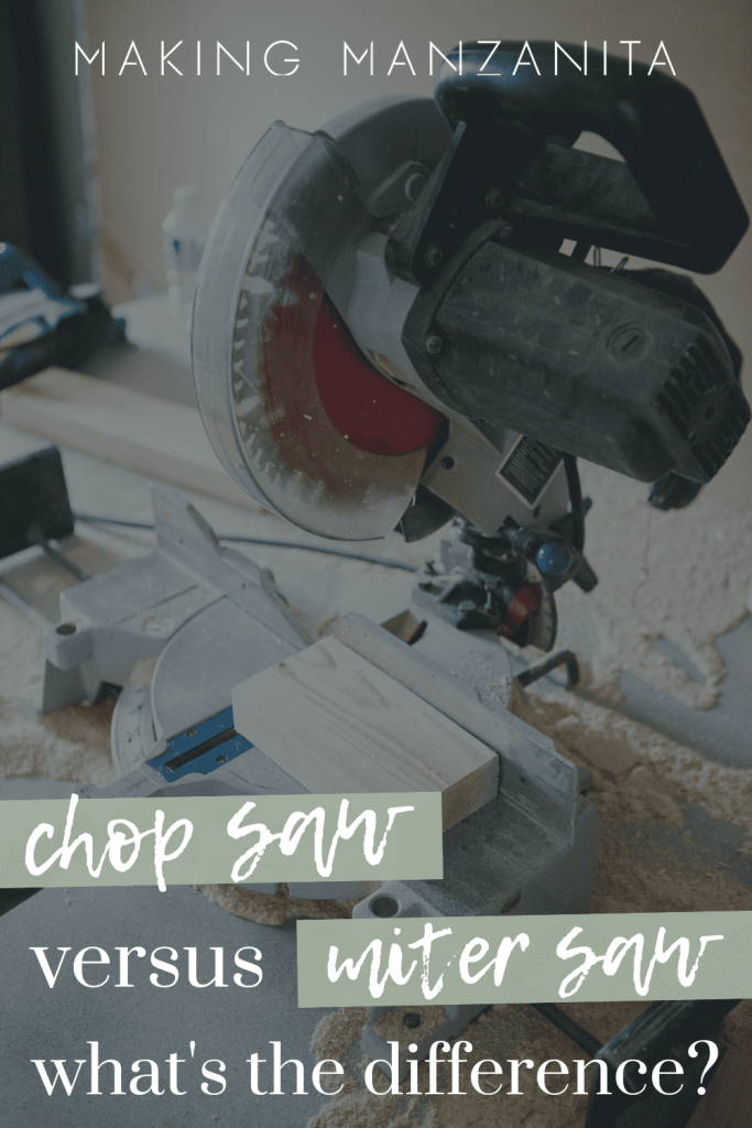 When looking at the chop saw vs miter saw, the main difference is that the miter saw can rotate its blade to make cuts at a angle, but the chop saw's blade remains stationary